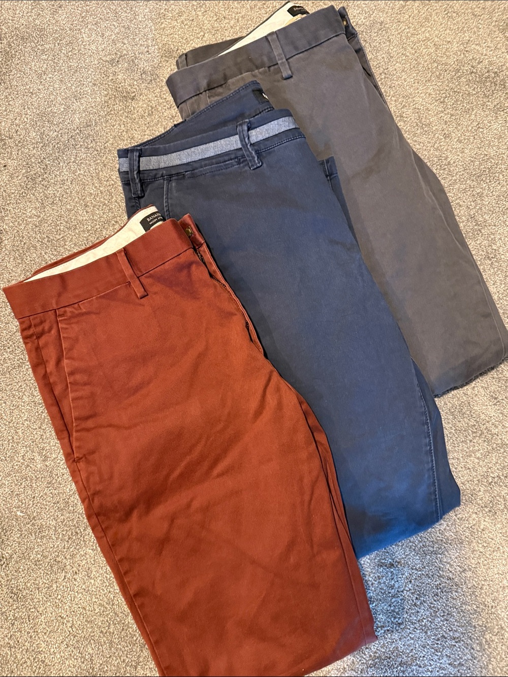 3 Pairs of Men's Chino Pants